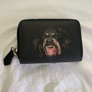 Givenchy Small Zip Wallet with Dog!
